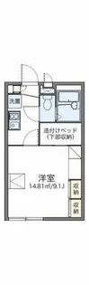 レオパレス裕也【1階】の間取り