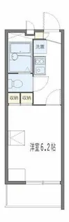 レオパレスフォレストU【1階】の間取り