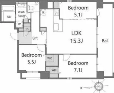 S-RESIDENCE大手門awesome【3階】の間取り
