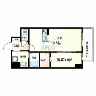 シスイル清水丘【2階】の間取り