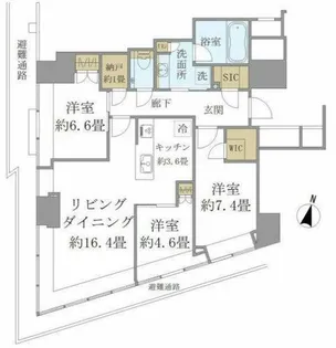 Brillia Tower堂島【5階】の間取り