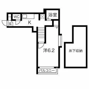 ポラリス井尻X【1階】の間取り