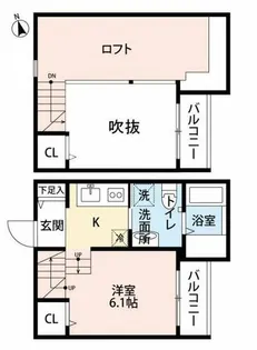ガーデンプリッツ【1階】の間取り