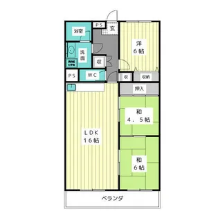 第2不二マンション【2階】の間取り