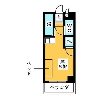 1Rの間取り画像