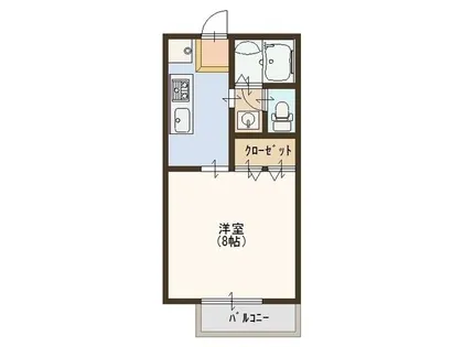 ハイムアルテア【2階】の間取り