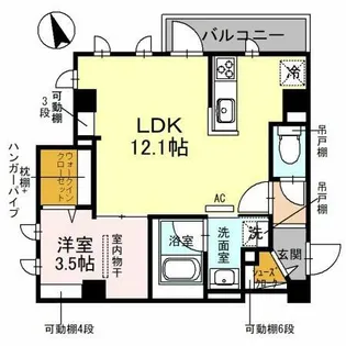 D-residence長居【3階】の間取り