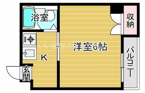 シティーコーポ今福【5階】の間取り