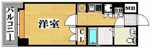 サヴォイレジェント【12階】の間取り