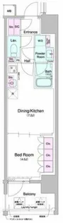 コンフォリア・リヴ北久宝寺Q【501号室】の間取り