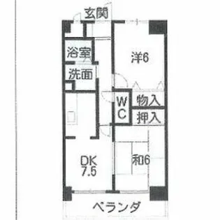 パストラルⅠ.Ⅱ【A-101号室】の間取り