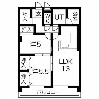 オーエムビル【4階】の間取り