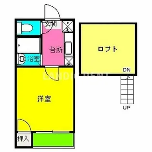 エスポワール竹下【1階】の間取り
