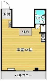 ハイツソレイユ【2階】の間取り