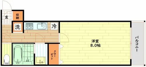セイワパレス福島駅前【2階】の間取り
