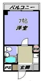 HOUMI北条口【3階】の間取り