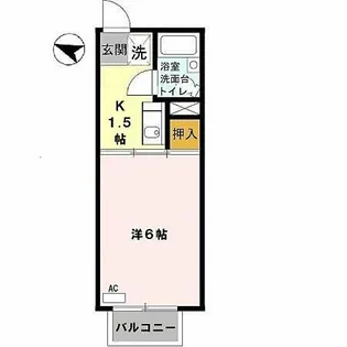 Comfort(コンフォート)恵【2階】の間取り