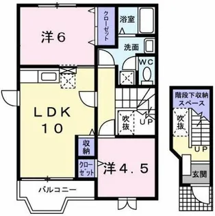 アミ・デ・コアⅡ【2階】の間取り
