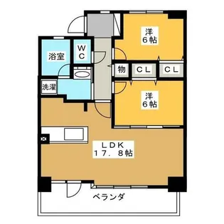茶屋ヶ坂ライズ【10階】の間取り