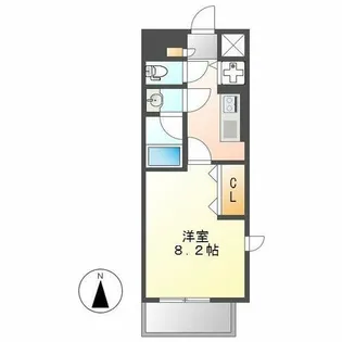 グレイス大須【6階】の間取り