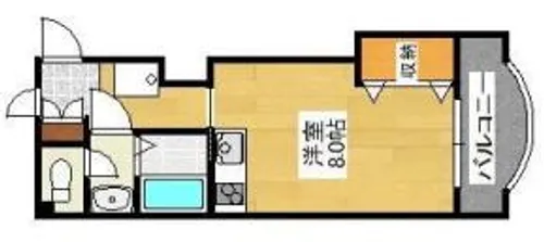 ハローハイツ【102号室】の間取り