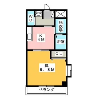 メルヴェーユ45【4階】の間取り