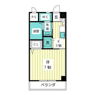 レーベン藤森【1階】の間取り