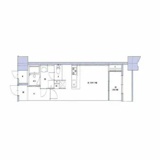 ロイジェント栄【4階】の間取り