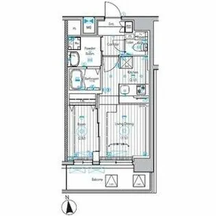 メイクスアート上前津Ⅵ【15階】の間取り