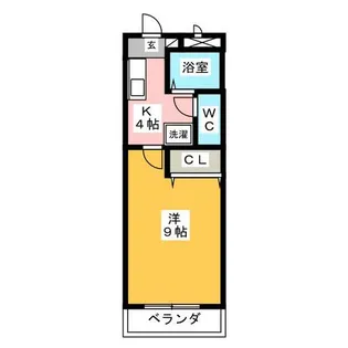 THE SQUARE【4階】の間取り