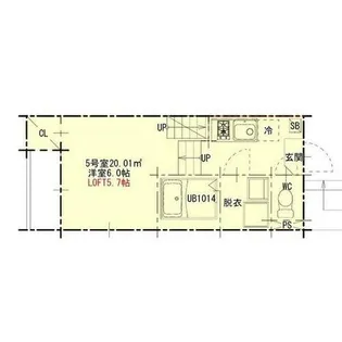 ルキシオン名古屋南【1階】の間取り