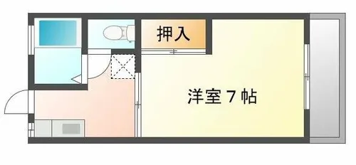 グリーンハイツ【2階】の間取り