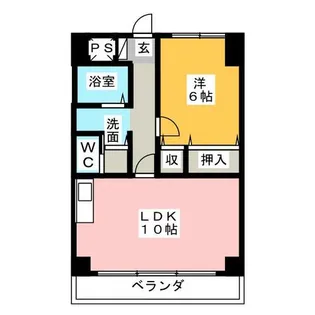 ラ・フィーネヤマセ【2階】の間取り