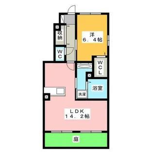クラウド善南公園【1階】の間取り