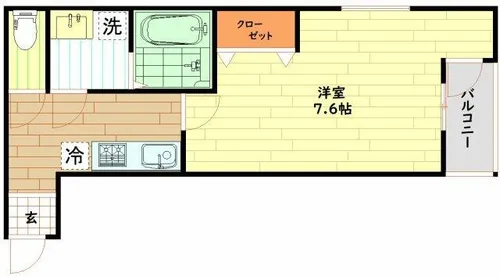 REGIES塚本【2階】の間取り