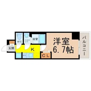 プレサンス大須観音ビザリア【15階】の間取り