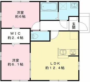 ネクスト西大道【1階】の間取り