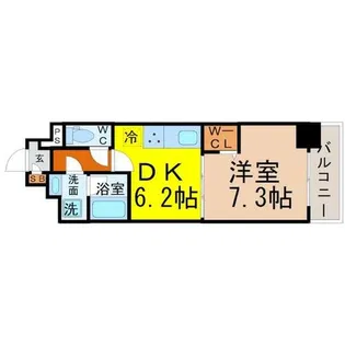 マイコスモス【5階】の間取り