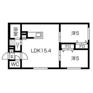 ラ・フォルテ北円山【2階】の間取り