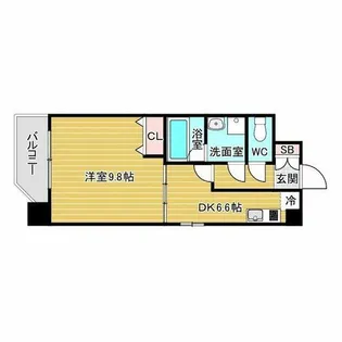 LaDouceur豊中南【4階】の間取り