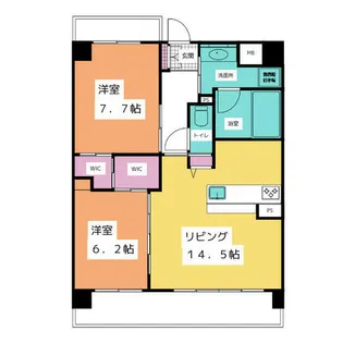 GRAND COURT【305号室】の間取り