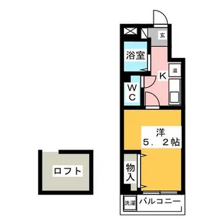 ジュネスケンイチ【2階】の間取り
