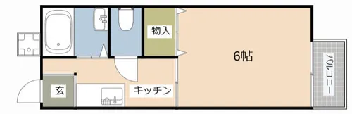 サンシティ土山【202号室】の間取り