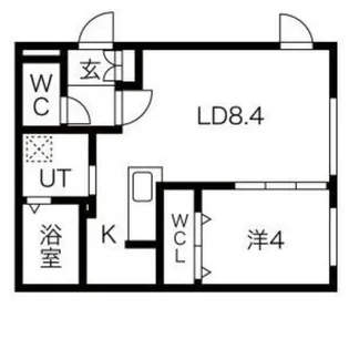 Pino kitamaruyama【4階】の間取り