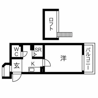 エンビィレジーナ近大前【3階】の間取り
