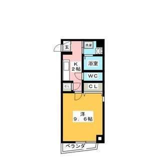 メゾン栄和【2階】の間取り