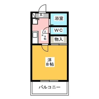 コーポメルベーユ【2階】の間取り