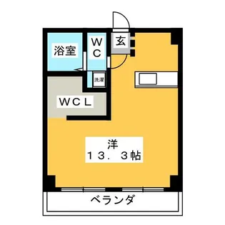 谷文ビル【2階】の間取り