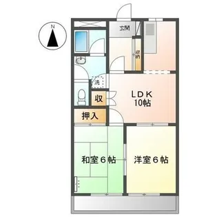 ダイアンサス82【2階】の間取り