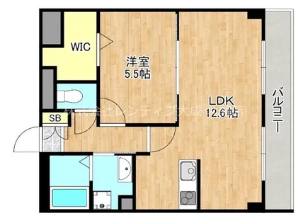 エヴァーホワイト【1階】の間取り